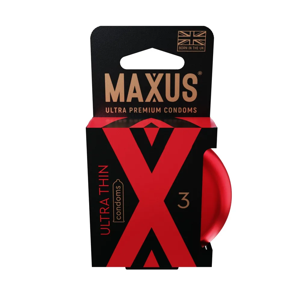 Презервативы MAXUS Ultra Thin 3шт. X-Edition