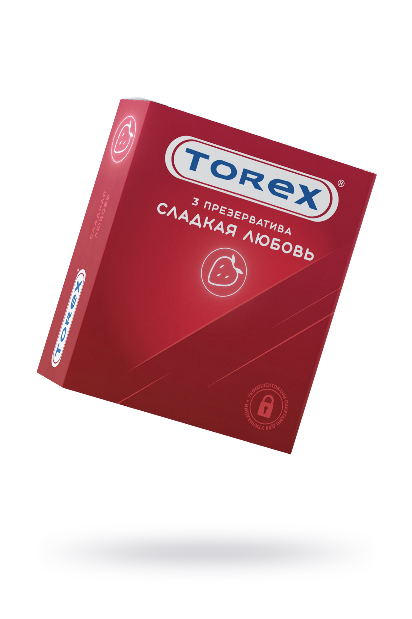 Презервативы Torex, «Сладкая любовь», латекс, 19 см, 5,5 см, 3 шт.