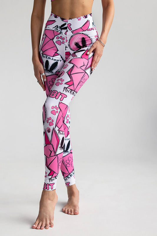 Леггинсы Pink Rabbit White