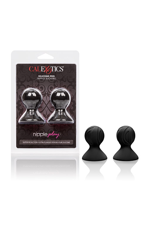 Nipple Play® Silicone Pro Nipple Suckers - Black