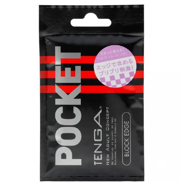 TENGA Pocket Мастурбатор Block Edge