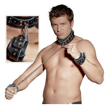 Zado Bondage Collar & Handcuffs