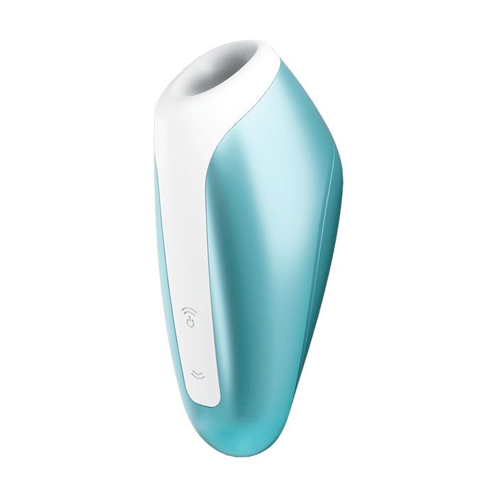 Вакуум-волновой бесконтактный стимулятор клитора Satisfyer Love Breeze, силикон, голубой