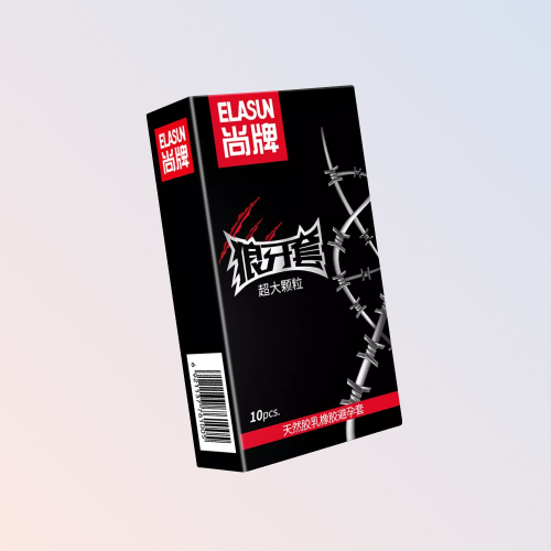Презервативы Elasun BIG DOTTED №10, тонкие с крупными точками