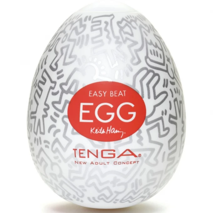 Мастурбатор яйцо Tenga Keith Haring Egg Party