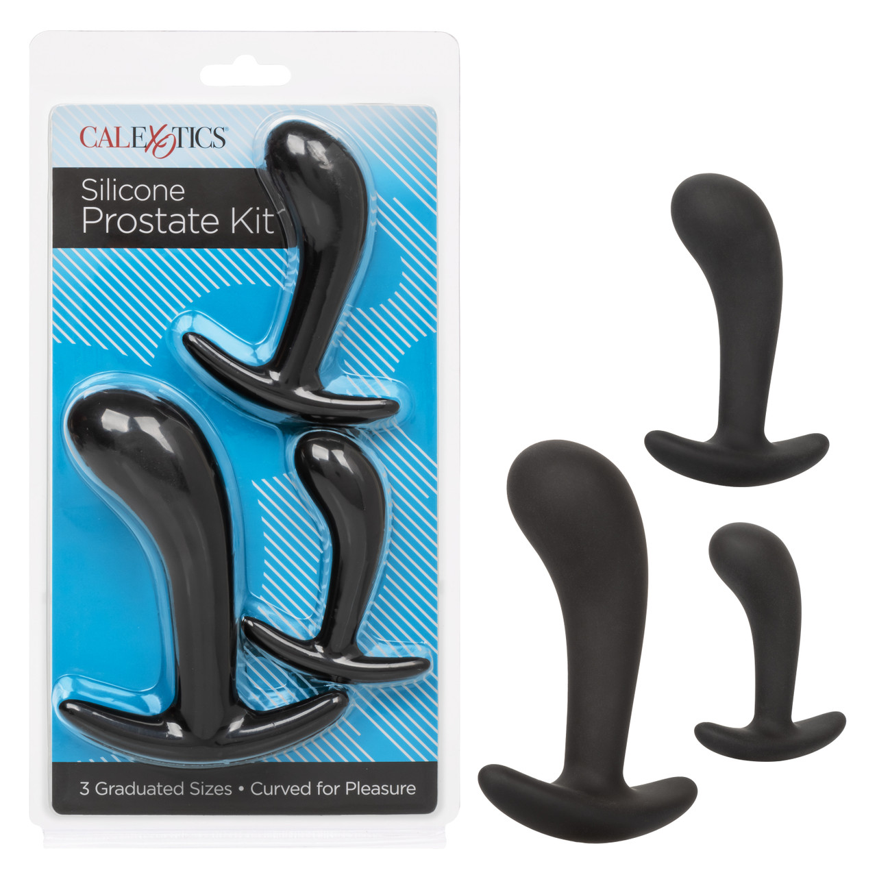 Набор из 3 анальных пробок из силикона SILICONE PROSTATE KIT