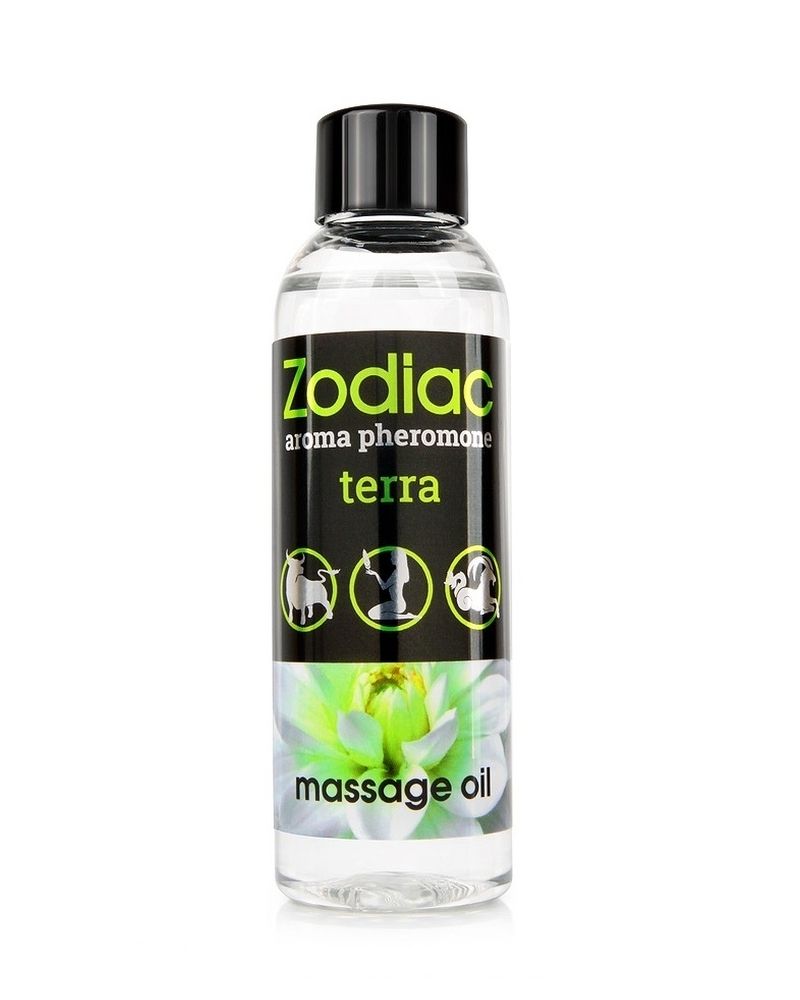 Масло массажное с феромонами Zodiac Terra, 75 мл
