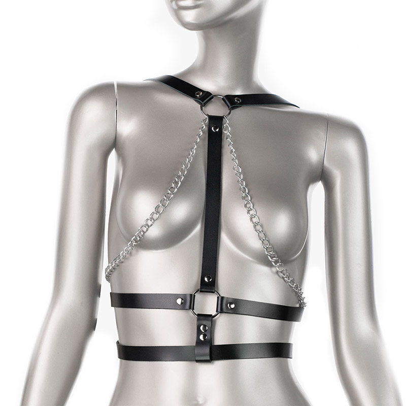 Бондажный комплект Passion Belts Сесиль, черный
