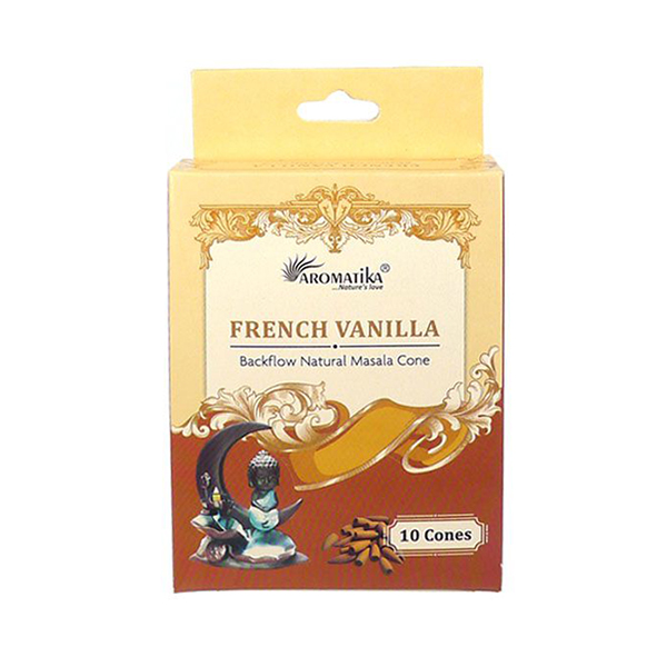 Aromatika благовония-пуля French Vanilla ФРАНЦУЗСКАЯ ВАНИЛЬ, стелющийся дым