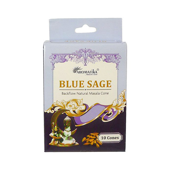 Aromatika благовония-пуля Blue Sage СИНИЙ ШАЛФЕЙ, стелющийся дым
