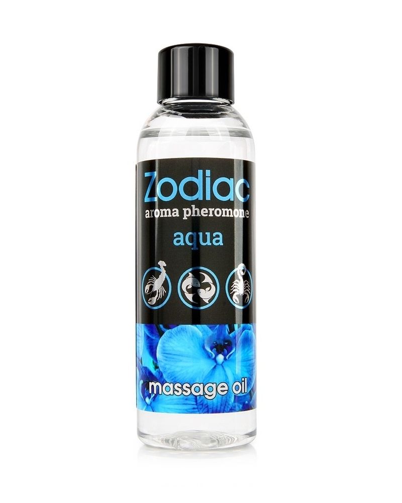 Масло массажное с феромонами Zodiac Aqua, 75 мл