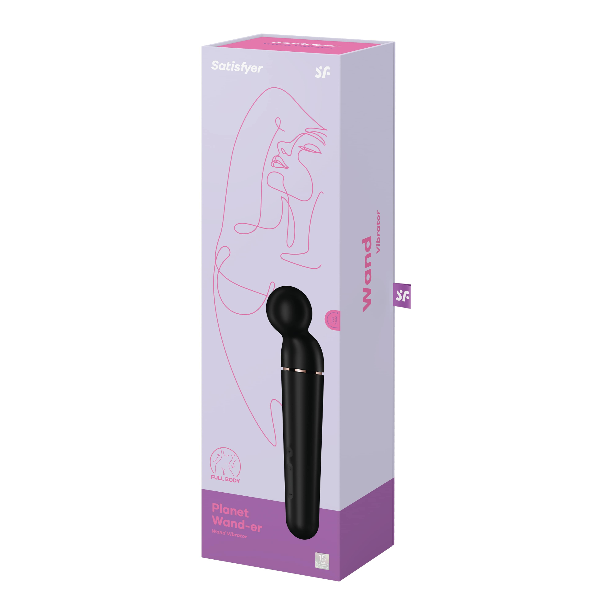 Вибромассажер Planet Wand-er(Black/Rosegold)