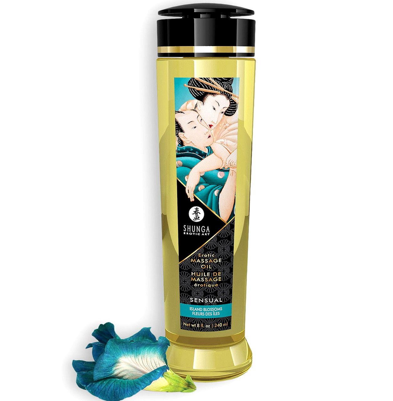 Массажное масло для тела Shunga Island Blossoms, 240 мл