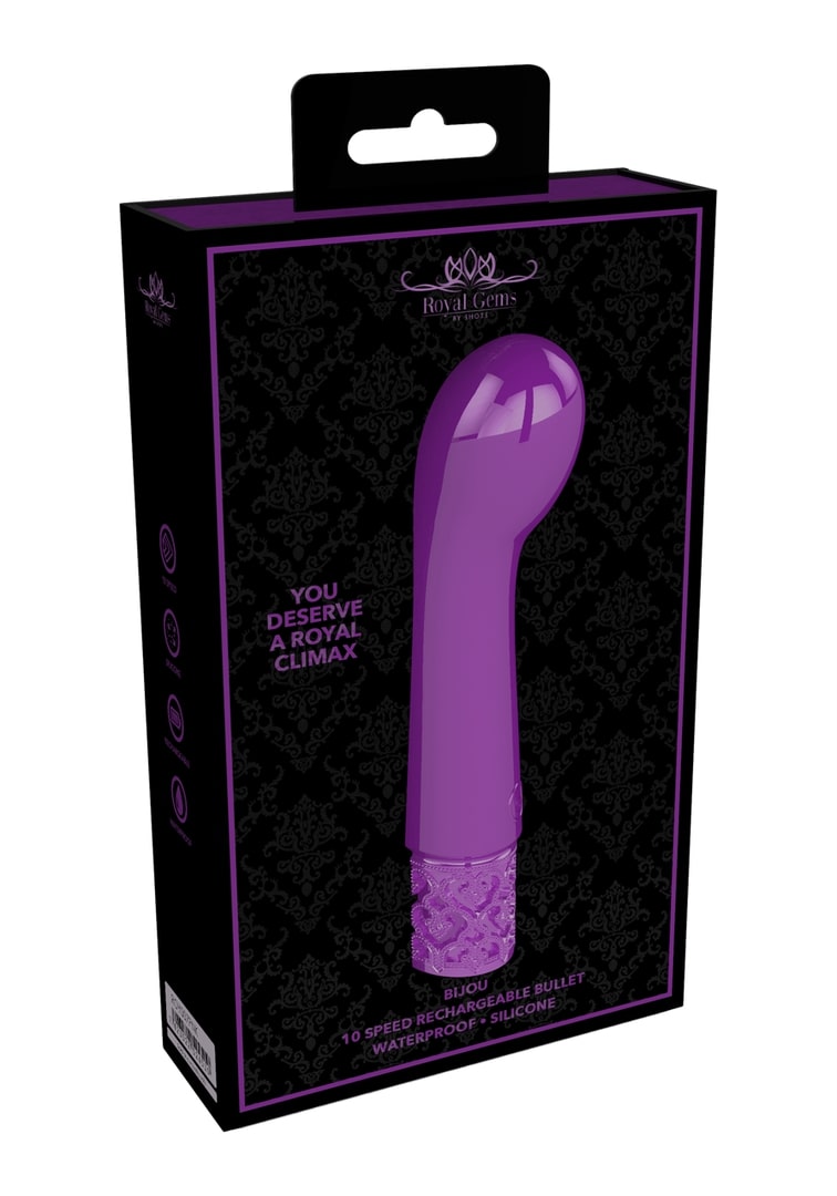 Вибропуля перезаряжаемая Bijou (фиолетовый)