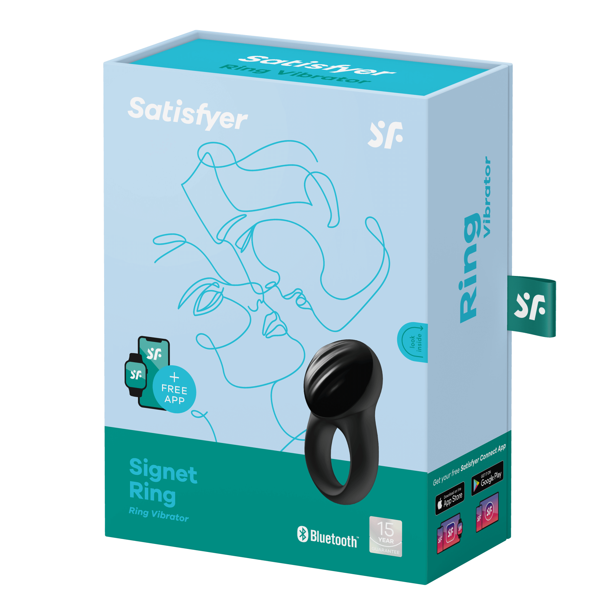 Эрекционное кольцо Satisfyer Signet Ring  с возможностью управления через приложение