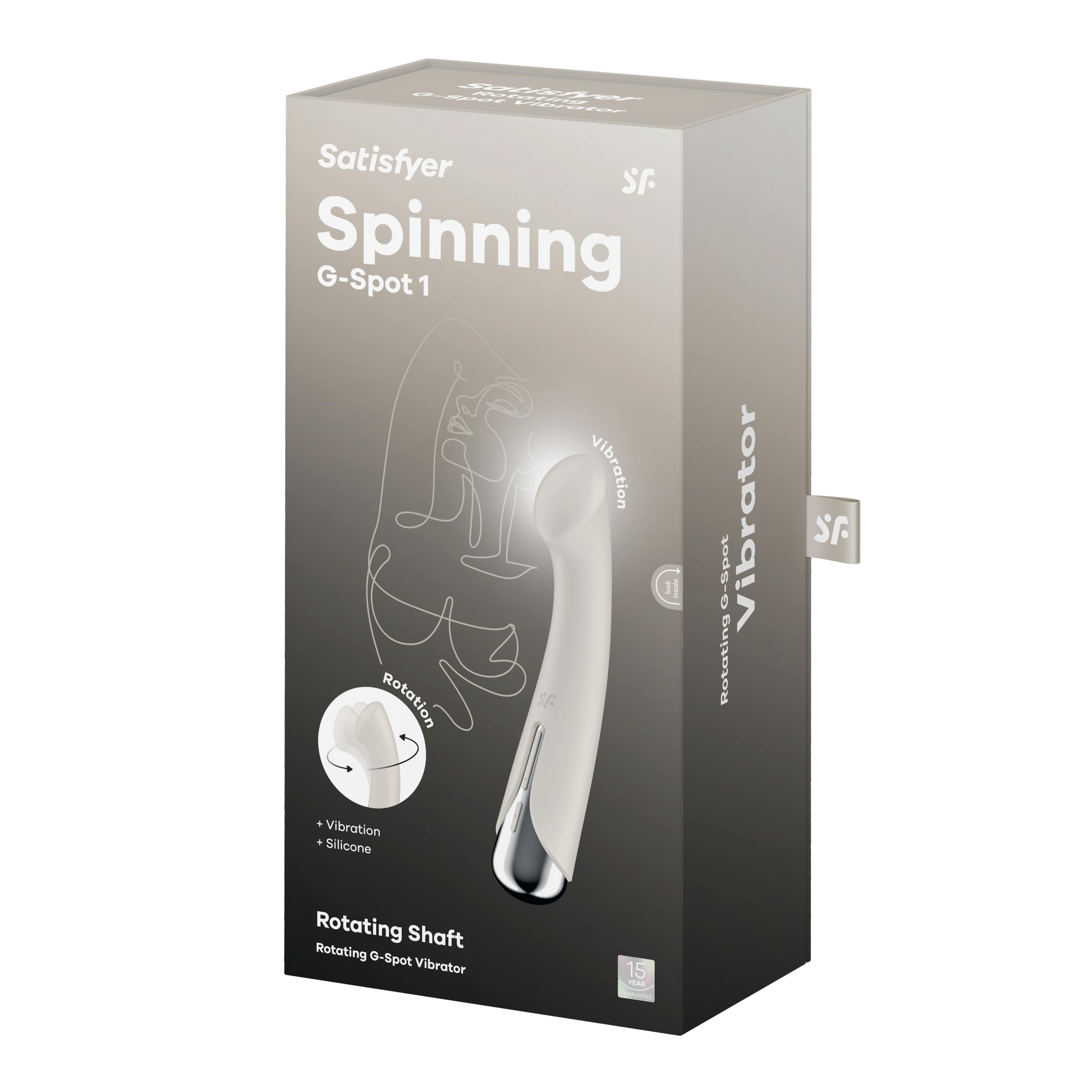 Вибромассажер Spinning G-Spot 1 (beige)