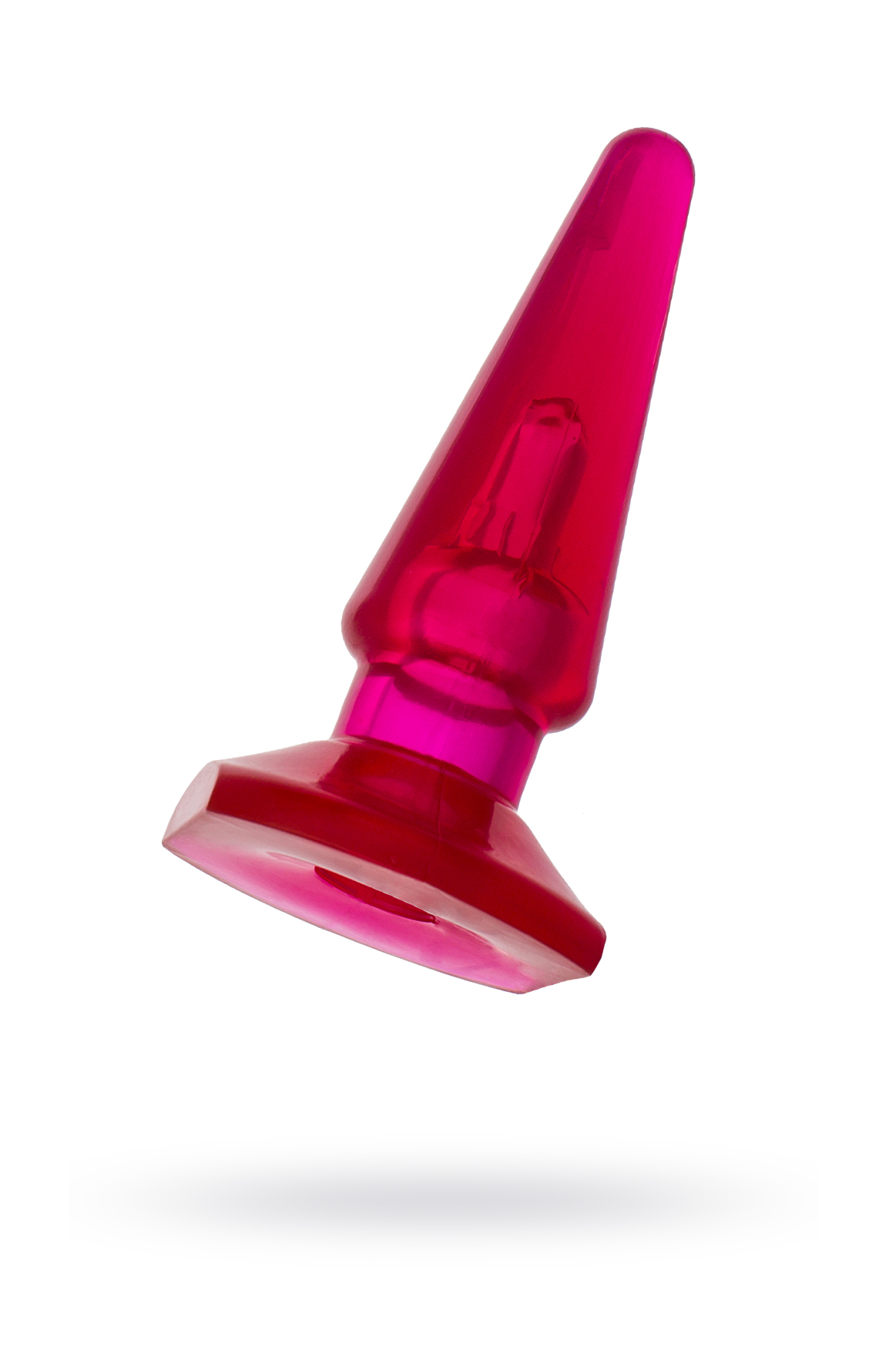 Анальная втулка TOYFA Basic, PVC, розовый, 9,5 см