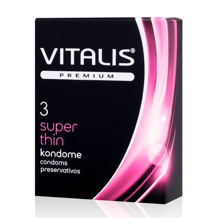 Презервативы VITALIS Super thin, 3 шт