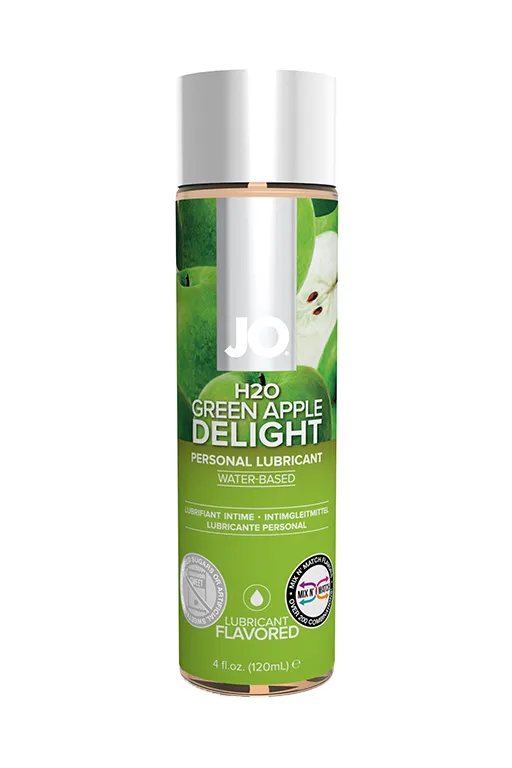 Вкусовой лубрикант JO Flavored Green Apple H2O Зеленое яблоко, 120 мл