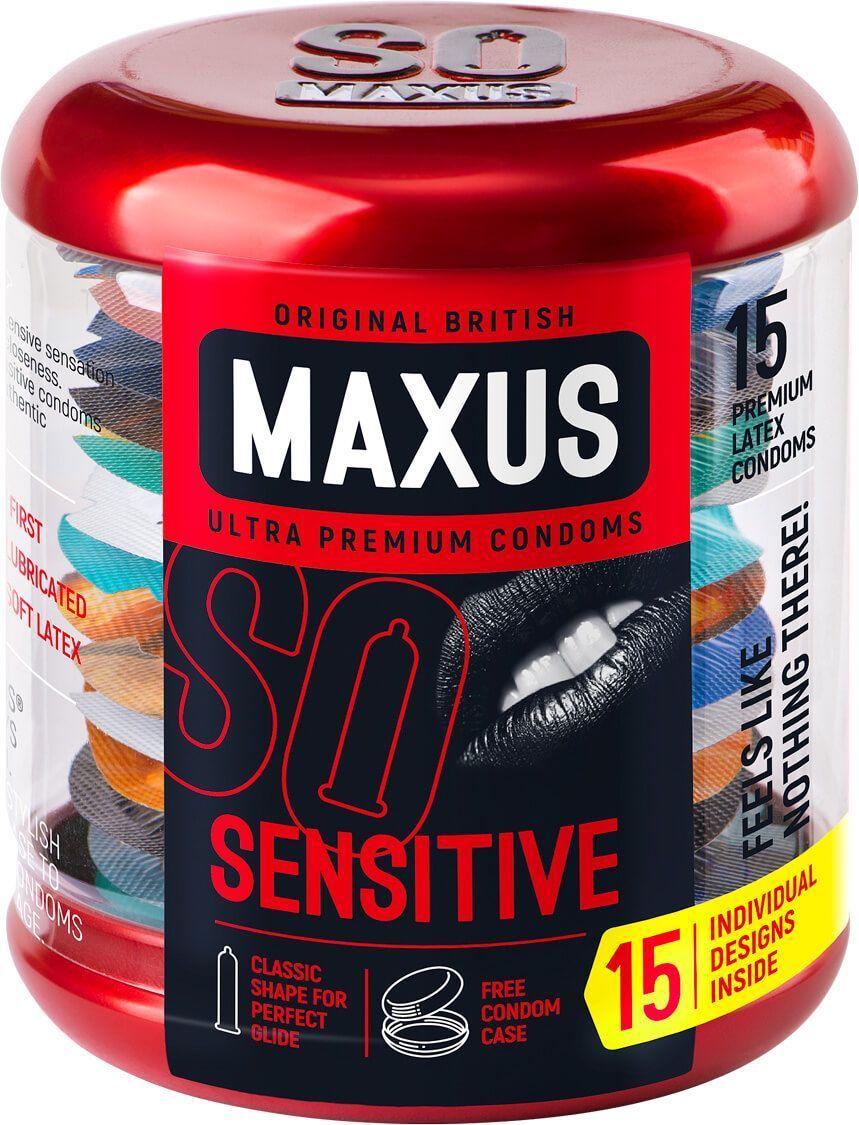 Презервативы MAXUS Sensitive, 15 шт